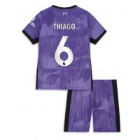 Liverpool Thiago Alcantara #6 Replika babykläder Tredjeställ Barn 2023-24 Kortärmad (+ korta byxor)